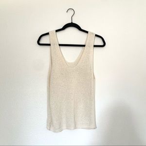 Madewell knit sweater tank